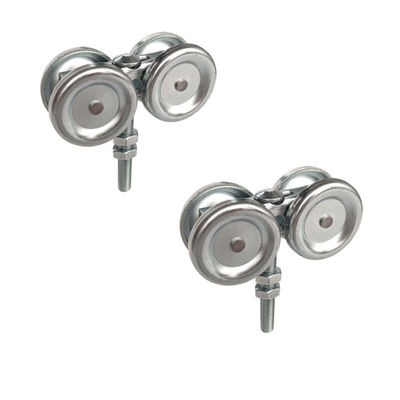 Rulli di porta d'attaccatura di M12 Bolt e rullo di porta interno del granaio della pista Kit Hardware Box Rail