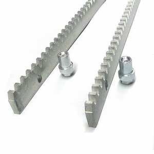 gli scaffali automatico 30mm x 12mm del portone di scivolamento hanno galvanizzato lo scaffale d'acciaio per lo scaffale del motore del portone