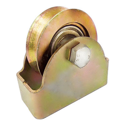 la disposizione Y della ruota del portone di scivolamento di 80mm scanala il singolo cuscinetto con la scatola rotonda esteriore di sostegno