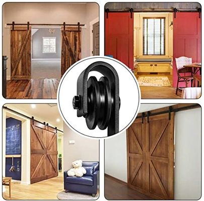 Hardware scorrevole robusto resistente Kit Super Smoothly della porta di granaio e tranquillamente semplice e facile installare misura 60&quot; ampia porta