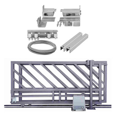 Hardware telescopico galvanizzato 3M automatico 4M del portone di scivolamento della doppia porta