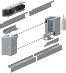 La doppia porta che fa scorrere lo zinco telescopico dell'hardware del portone ha placcato 3m 4m 5m 6m