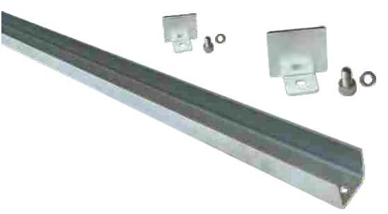 Sistema telescopico 3m del portone placcato zinco automatico 4m 5m 6m