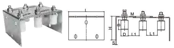 Sistema telescopico 3m del portone placcato zinco automatico 4m 5m 6m