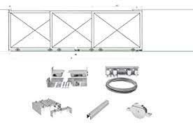 Corredi automatici telescopici dell'hardware apri del portone del portone di scivolamento DIY