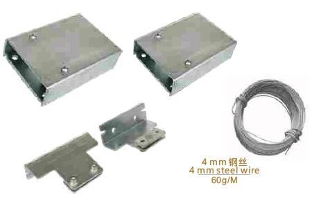 Hardware per porta da fienile telescopico in acciaio da 3 m approvato SGS