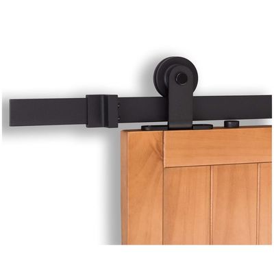 8,8 Ft Barn Door Accessories Modern Gold Front Strap Door Track Set