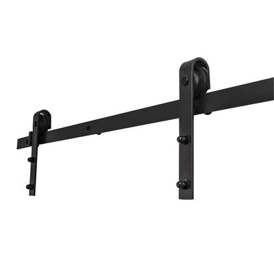 hardware scorrevole interno di legno della porta di granaio con la ferrovia di 2m