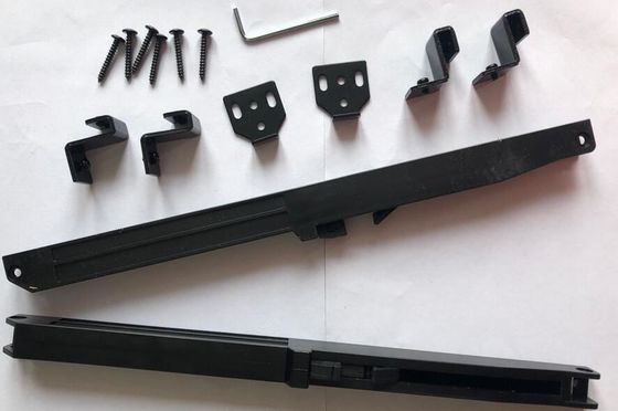 hardware scorrevole interno di legno della porta di granaio con la ferrovia di 2m