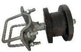 rulli a mensola di nylon del portone 5327g con il recinto Gate Wheels del collegamento a catena del sostegno