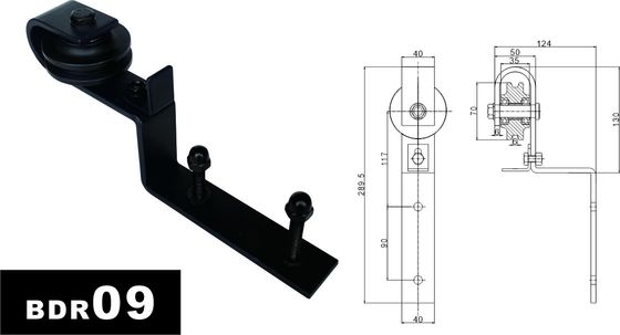 11 Ft 10 Ft che impiombano il doppio hardware della porta di granaio per i Governi che appendono il sistema di pista della porta    3 metri