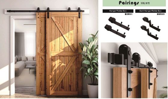 11 Ft 10 Ft che impiombano il doppio hardware della porta di granaio per i Governi che appendono il sistema di pista della porta    3 metri