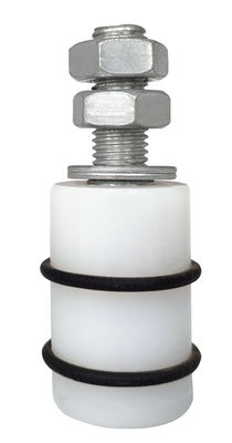 rulli di guida del portone di scivolamento di 30mm che rotolano l'hardware a mensola di nylon dei rulli del portone con il sostegno