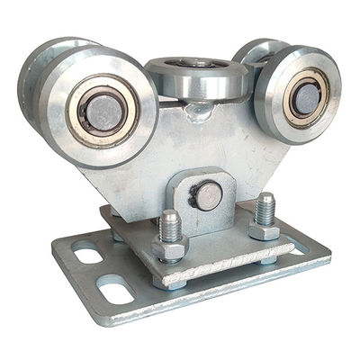 Trasporto regolabile resistente del portello scorrevole e base di appoggio 80x80 dell'hardware della ruota del rullo 4