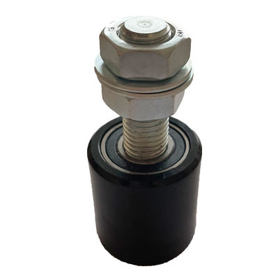 rulli di guida di rotolamento scorrevole nero del portone di 50mm 3&quot; 6&quot; cuscinetto di nylon di plastica del PVC