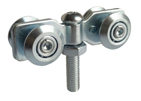 I rulli di porta d'attaccatura d'acciaio dello zinco d'argento recintano 22mm con Bolt regolabile