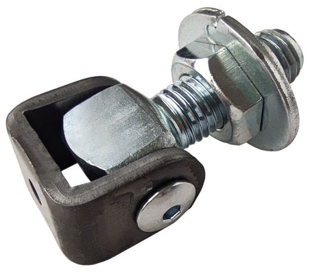 Saldatura d'argento dello zinco M16 sulla cerniera regolabile della porta a battenti delle cerniere con i piatti di Jionted