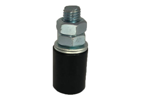 Ruote di nylon di plastica dei rulli di guida bianche e nere con Bolt 40x250mm