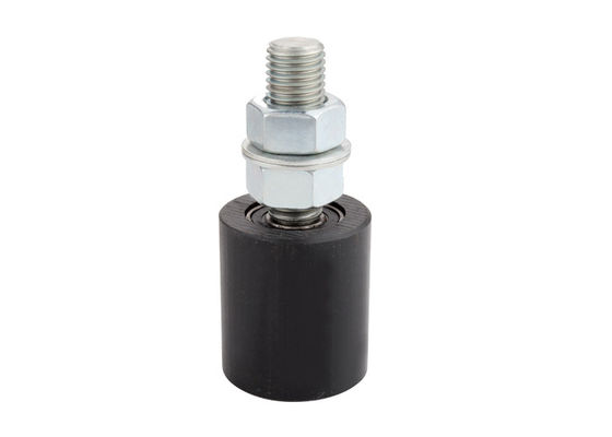 Ruote di nylon di plastica dei rulli di guida bianche e nere con Bolt 40x250mm