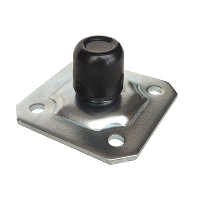 Il recinto nero Gate Door Stopper munisce il metallo di cardini d'acciaio di gomma del tappo del portone