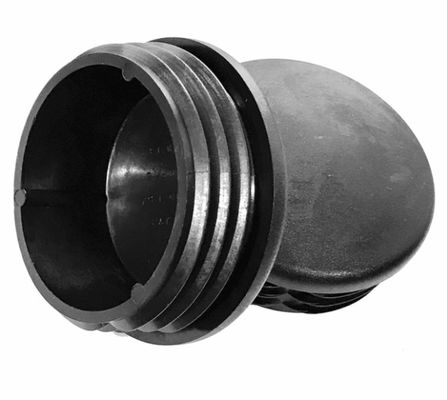 Il nero di plastica del cappuccio 50x50 della posta del giro a 4 pollici a 3,5 pollici