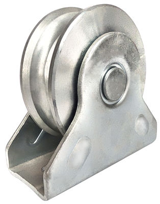 Cuscinetti della ruota del portone di scivolamento doppi con il sostegno esteriore per la pista di V