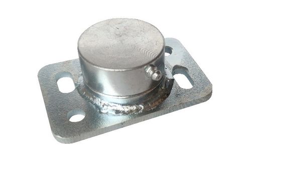 acciaio resistente dell'oscillazione dell'azienda agricola di 40mm dell'hardware inferiore della cerniera con la rotazione del piatto del tondino