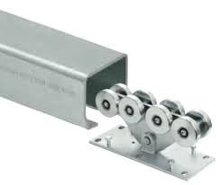 Multi porta 920KG d'argento della puleggia della ruota del portello scorrevole del trasporto del ferro resistente del metallo