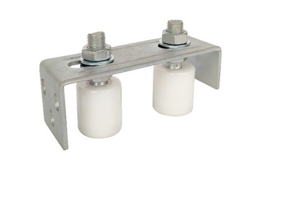 Sostegno di nylon del rullo di guida di 2 rulli per il portone di scivolamento