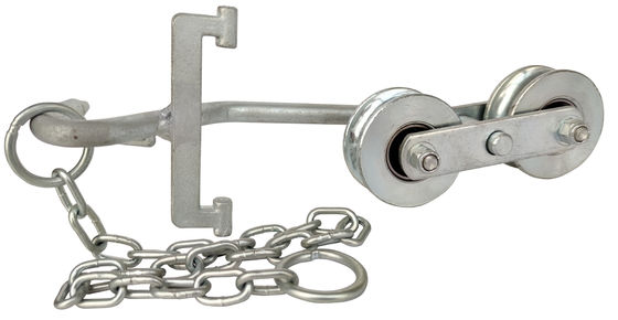 Cavo bianco di Garrucha Para Banano dello zinco di D64mm tramite rullo del carrello della banana di Para Banano