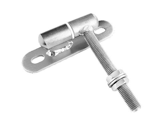 M16 Bolt sull'hardware regolabile della cerniera del nero del giardino resistente per il portone di oscillazione d'acciaio