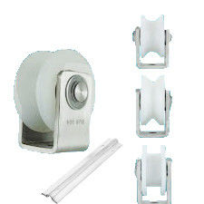 Rotolamento trapezoidale della porta della puleggia del sostegno che sopporta i corredi dell'hardware della puleggia della porta del ferro