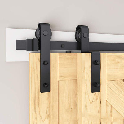 Il diamante interno della polvere di ferro del nero di legno della porta ha ricoperto gli hardware del portone del silde