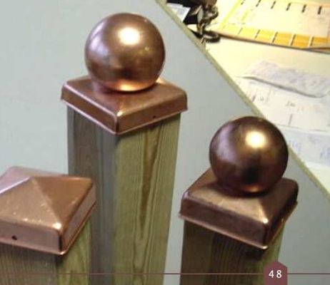 Recinto Post Caps 6x6 7x7 4x4 5x5 8 x 8 della piramide del ferro 2,5&quot; di 3 1/2 a 2 pollici» con i fori