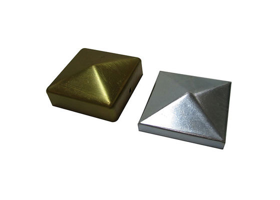 Ferri 1&quot; 1 2&quot; 3&quot; recinto quadrato Post Caps 100 x 100mm 115mm 120mm senza fori