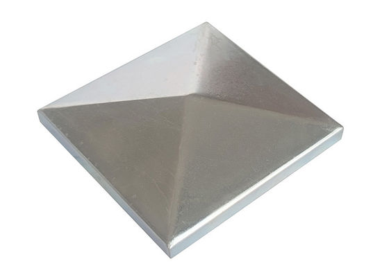 Ferri 1&quot; 1 2&quot; 3&quot; recinto quadrato Post Caps 100 x 100mm 115mm 120mm senza fori