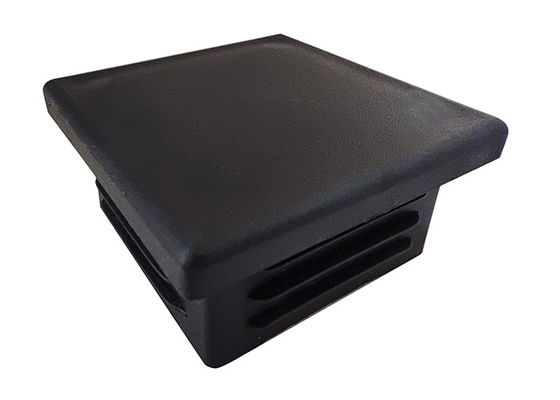 2 dentro. X 2 dentro. Cappuccio di plastica della posta del quadrato nero per il recinto 50mmx50mm 100mmx100mm