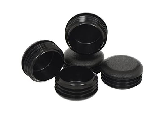 plastica rotonda a 8 pollici a 6 pollici 90mm di Post Caps Black del recinto di 75mm