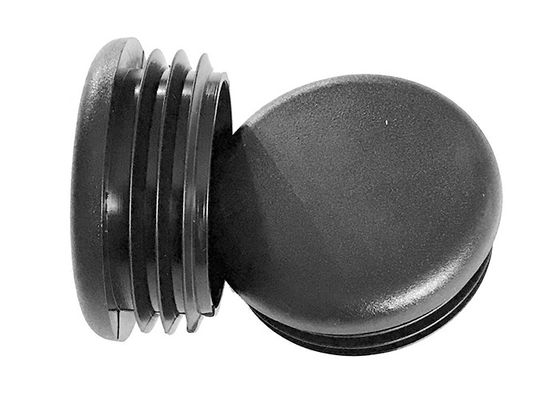 plastica rotonda a 8 pollici a 6 pollici 90mm di Post Caps Black del recinto di 75mm