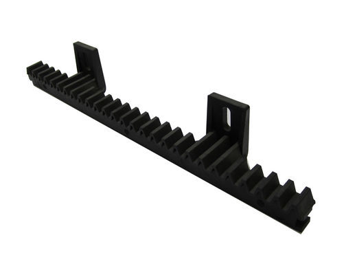 Apri 34cm del portone di scivolamento della cremagliera di Antivari d'acciaio 2 anse del nylon nero M4 integrato