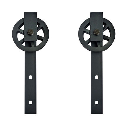 Singolo rullo nero della ruota del raggio dei ganci di cinghia grande per l'hardware della porta di granaio