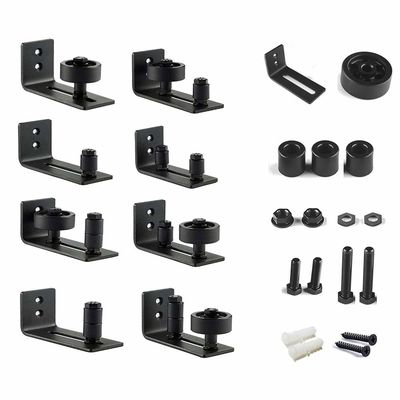 8 nelle guide regolabili di 1 di granaio della porta dell'hardware del fondo pavimento del rullo pavimenti il supporto della parete
