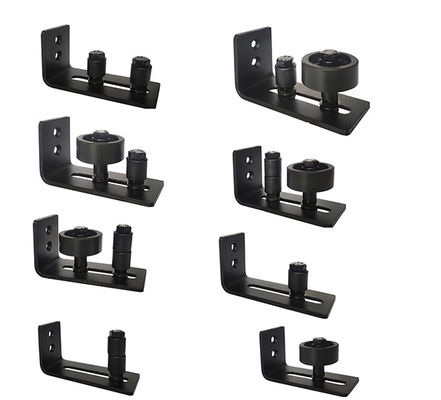 8 nelle guide regolabili di 1 di granaio della porta dell'hardware del fondo pavimento del rullo pavimenti il supporto della parete