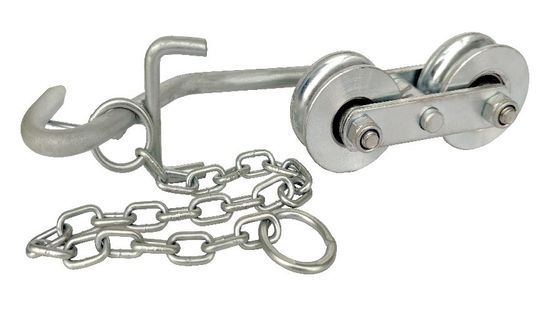 56mm hanno galvanizzato il corredo d'attaccatura del sistema della banana del gancio dei rulli dell'azienda agricola d'acciaio della banana
