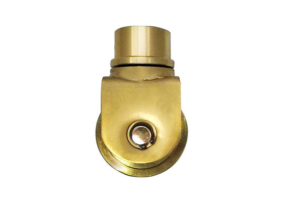 tipo grado d'acciaio 60mm della ruota della scanalatura v di 1320Lbs U e della via di corsa 360 del rullo del portone di scivolamento 80mm