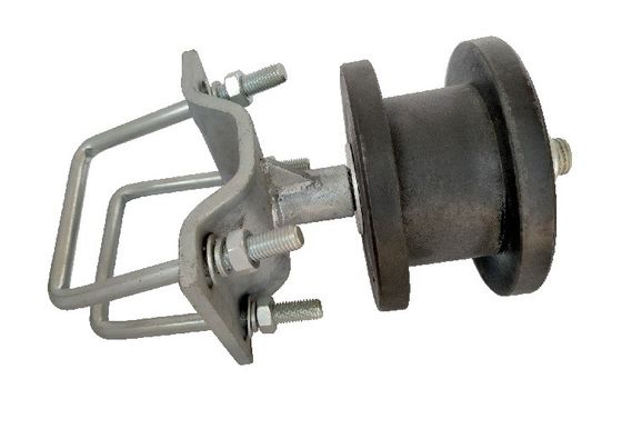 Scanalatura rotonda di nylon 4&quot; del rullo a mensola di Gate Steel Nylon del recinto
