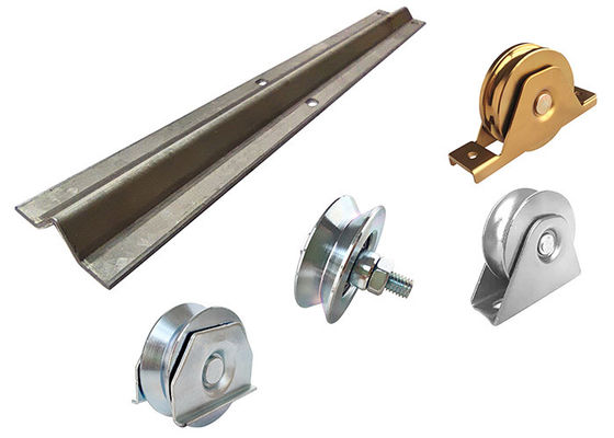 rotaie di scorrimento e ruote galvanizzate d'acciaio della scanalatura 18feet V di 9ft 10ft 12ft