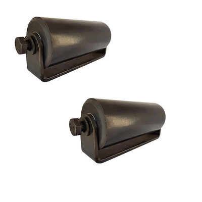 12&quot; rulli di guida di plastica di nylon laterali a 6 pollici con il sostegno per lo scivolamento dell'hardware di rotolamento del portone