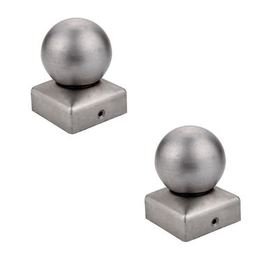 Recinto di legno d'acciaio sferico Post Caps Galvanized della palla 100 x 100 10cm x 10cm