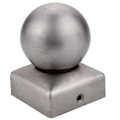 Recinto di legno d'acciaio sferico Post Caps Galvanized della palla 100 x 100 10cm x 10cm